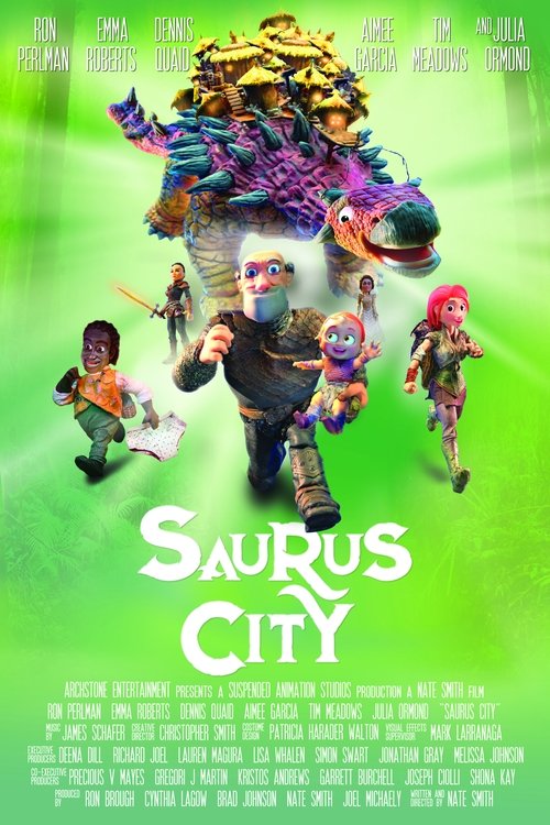 Saurus City Poster