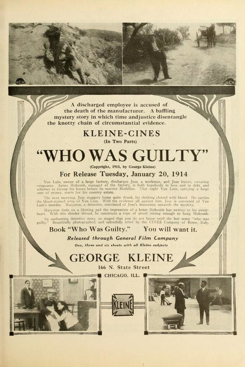 Who Was Guilty Poster
