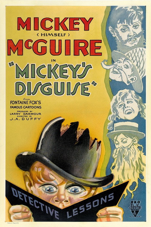 Mickey's Disguises Poster