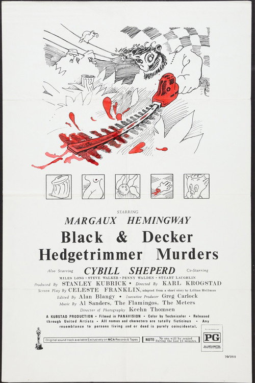 Black & Decker Hedgetrimmer Murders Poster