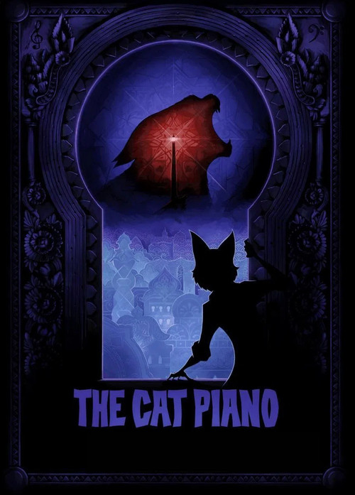 The Cat Piano Poster