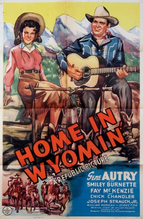 Home in Wyomin' Poster