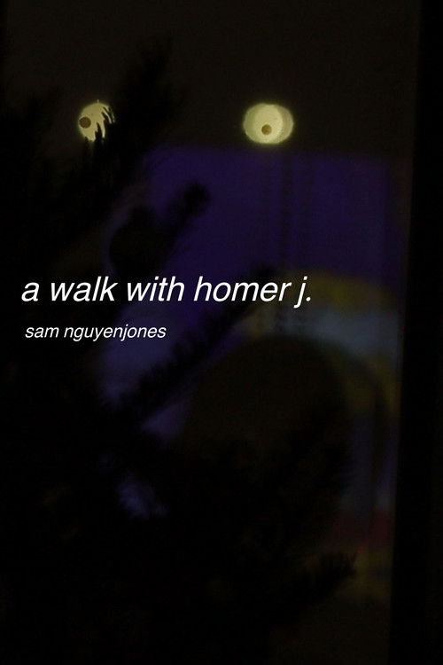a walk with homer j. Poster
