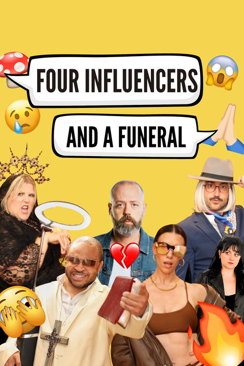 Four Influencers and a Funeral Poster