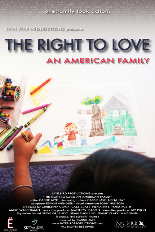 The Right to Love: An American Family Poster