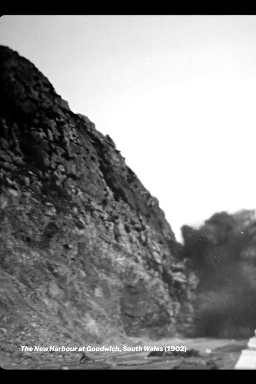 The New Harbour at Goodwich, South Wales Poster