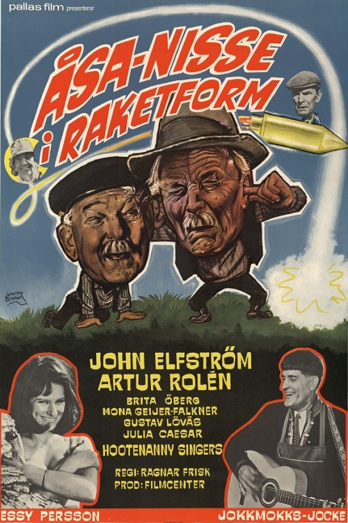 Åsa-Nisse in Rocket Form Poster