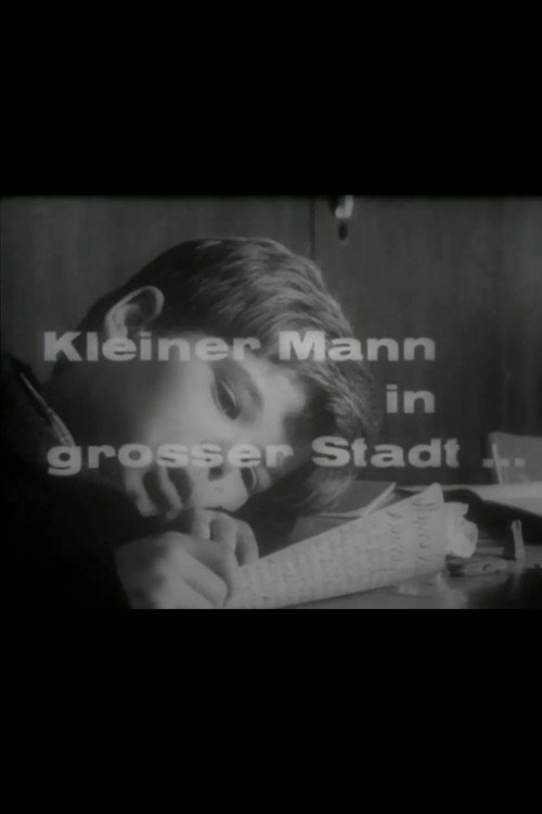 Kleiner Mann in grosser Stadt... Poster