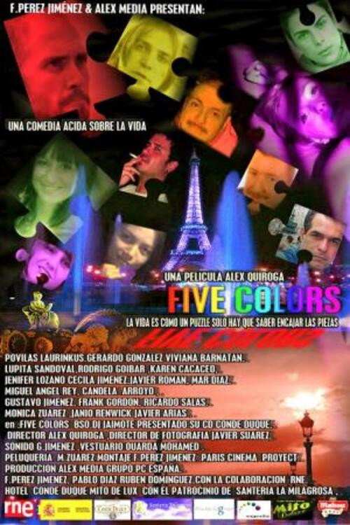 Five Colors Poster
