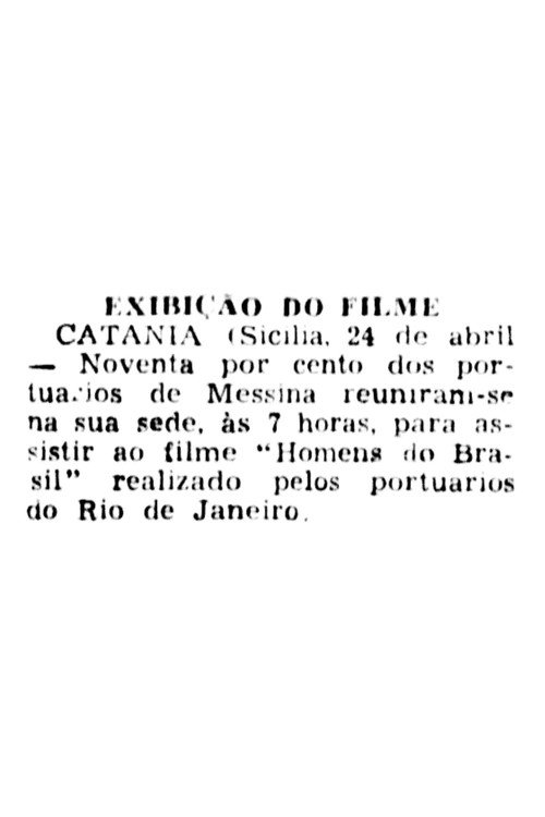 Men of Brazil Poster