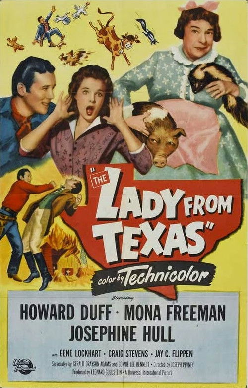 The Lady from Texas Poster