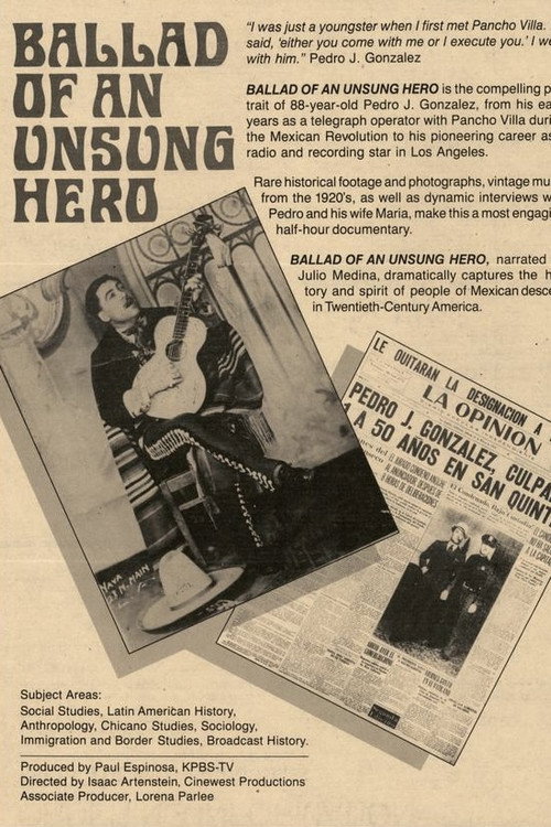 Ballad of an Unsung Hero Poster