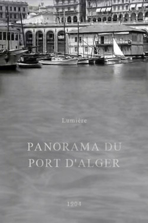 Panorama du port d'Alger Poster