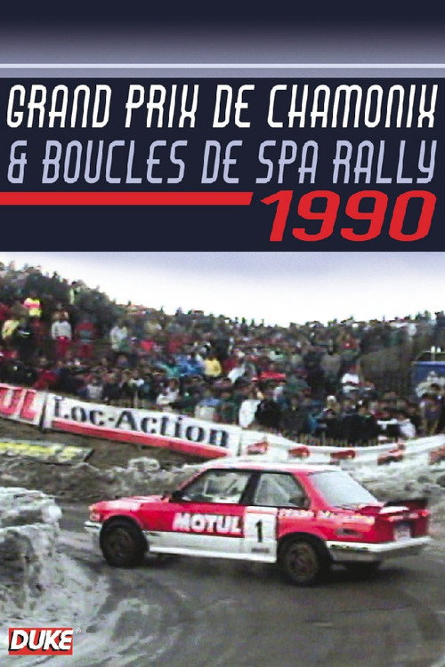 Grand Prix de Chamonix & Boucles de Spa Rally 1990 Poster