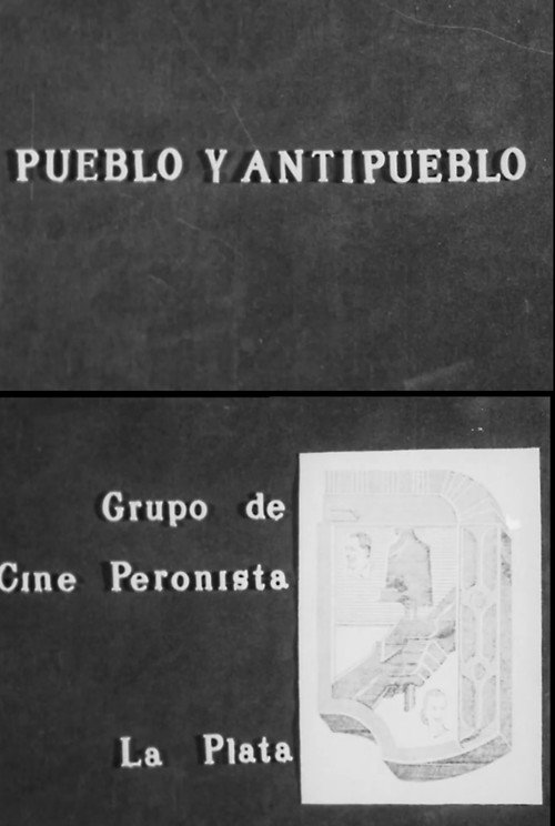 Pueblo y antipueblo Poster