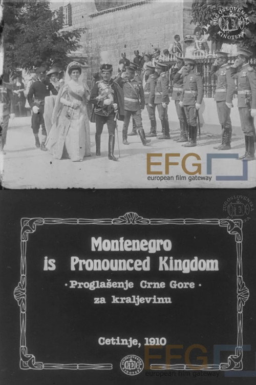 Proclamation of Montenegro for the Kingdom Poster