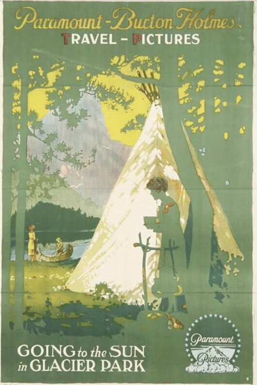 Going to the Sun in Glacier Park Poster