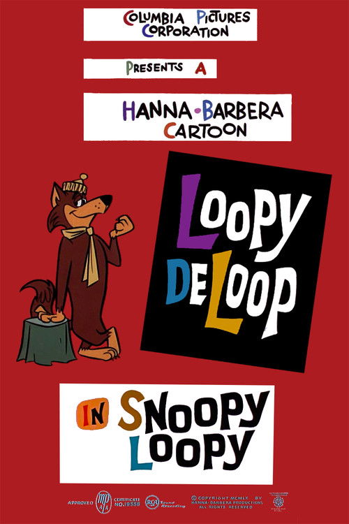 Snoopy Loopy Poster