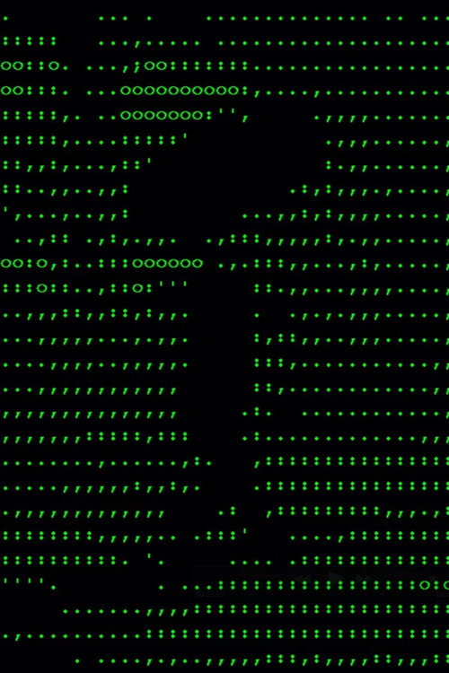 ASCII History of Moving Images Poster