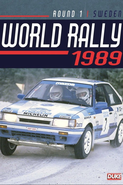 Rally Sweden 1989 Poster