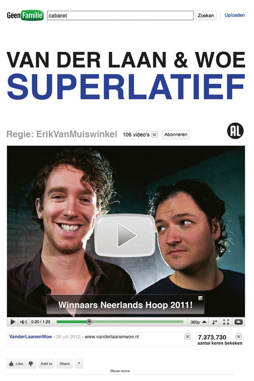 Van der Laan & Woe: Superlatief Poster