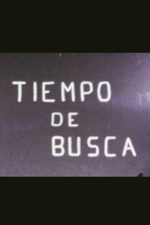 Tiempo de busca Poster
