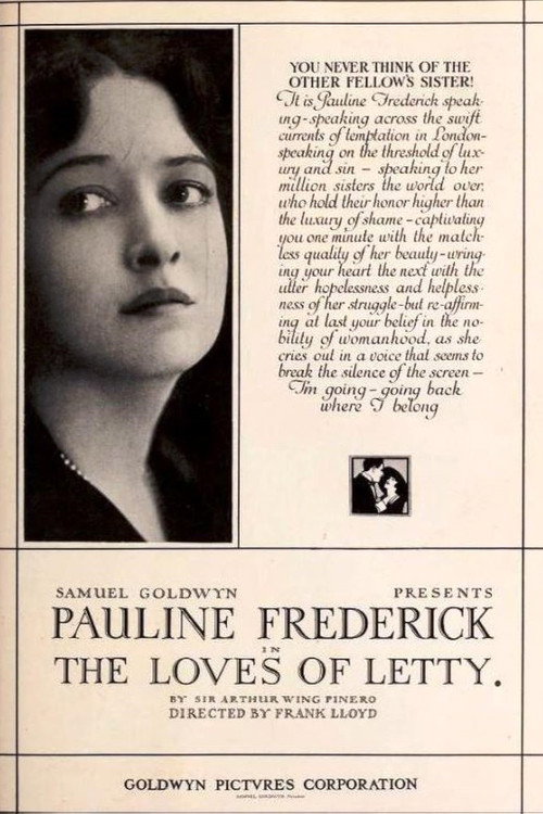 The Loves of Letty Poster