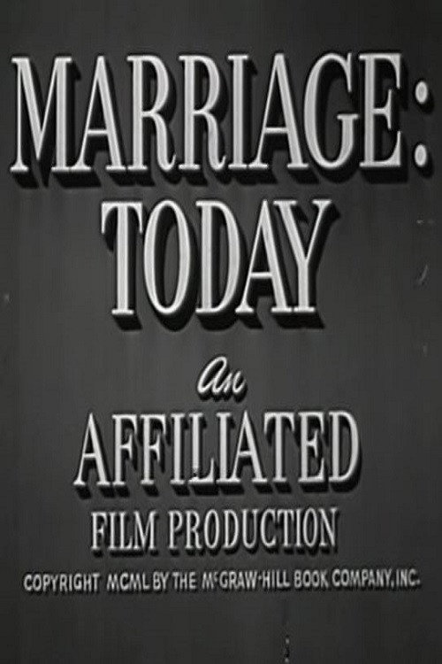 Marriage: Today Poster