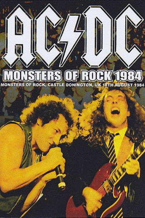 AC/DC - Monsters of Rock Tour Poster
