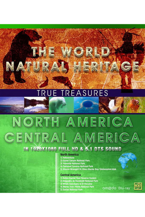 The World Natural Heritage North America & Central America Poster