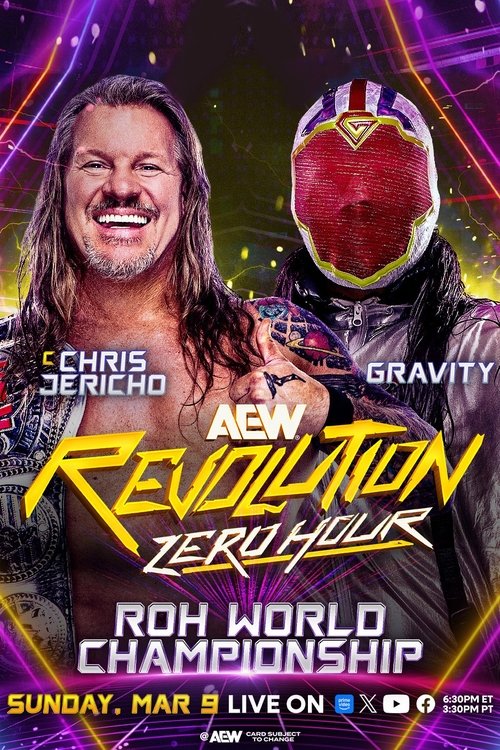 AEW Revolution 2025: Zero Hour Poster