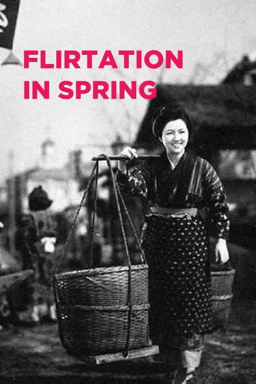 Flirtation in Spring Poster