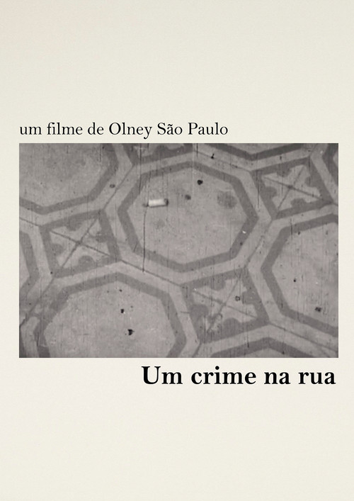 Um Crime na Rua Poster