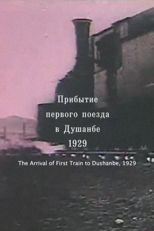 The Arrival of First Train to Dushanbe Poster