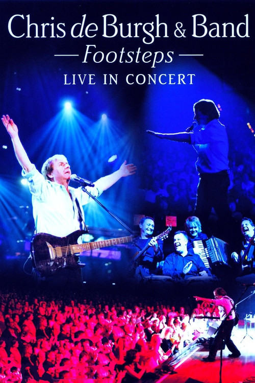Chris de Burgh And Band Footsteps - Live In Concert Poster
