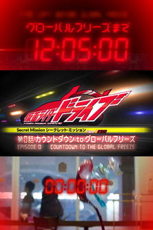 Kamen Rider Drive: Type ZERO! Episode 0 - Countdown to Global Freeze Poster