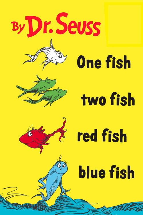 One Fish, Two Fish, Red Fish, Blue Fish Poster