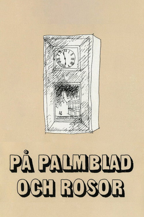 På palmblad och rosor Poster