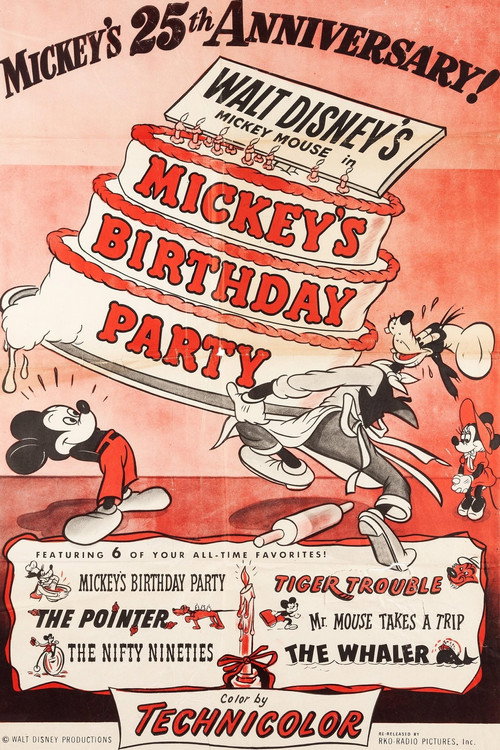 Mickey's Birthday Party Poster