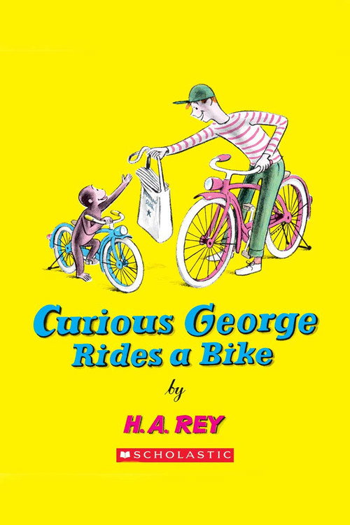 Curious George Rides a Bike Poster