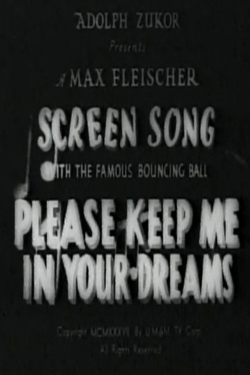 Please Keep Me in Your Dreams Poster
