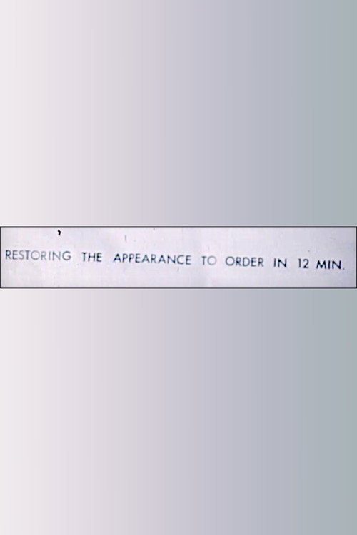 Restoring the Appearance to Order in 12 Minutes Poster