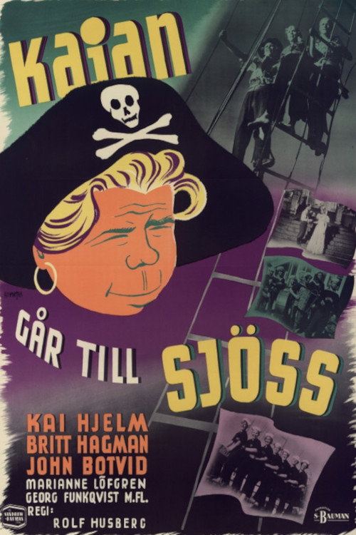 Kajan går till sjöss Poster