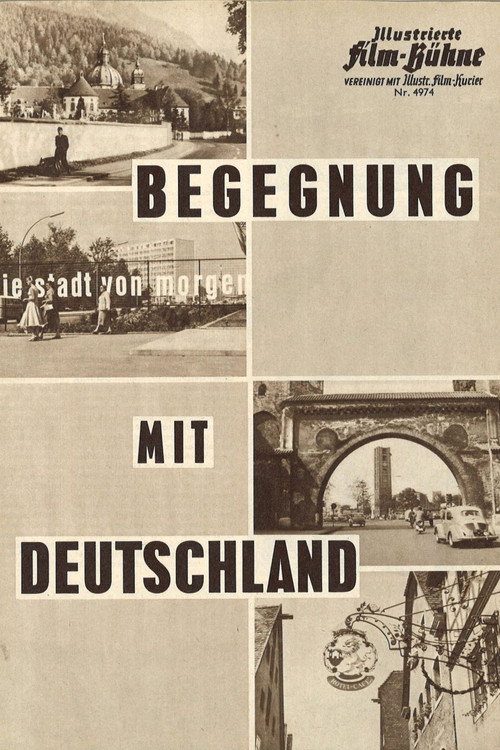 Begegnung mit Deutschland Poster