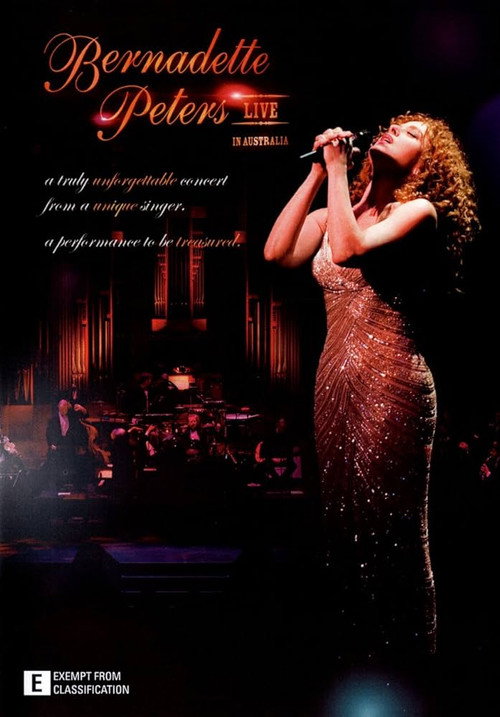 Bernadette Peters: Live in Australia Poster
