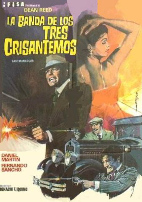 La banda de los tres crisantemos Poster