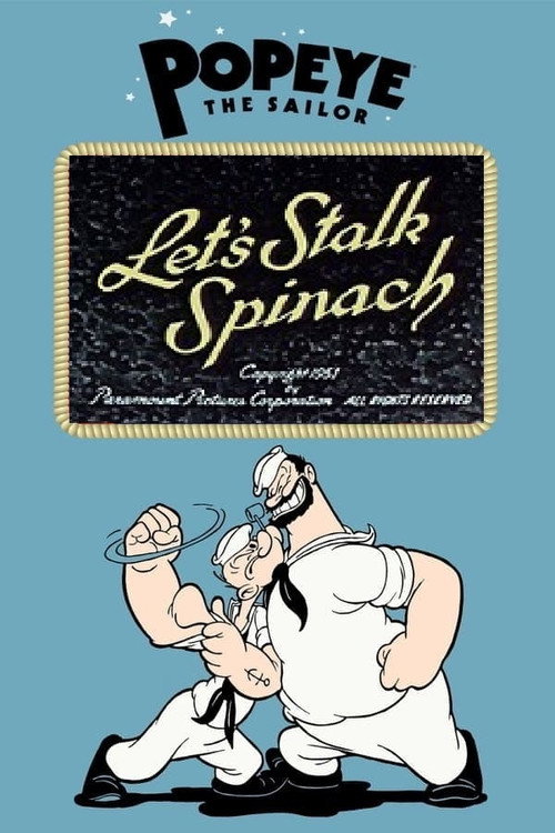 Let's Stalk Spinach Poster