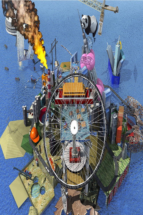 RMB City: A Second Life City Planning Poster