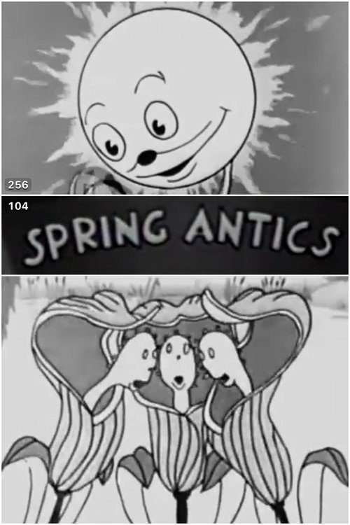Spring Antics Poster