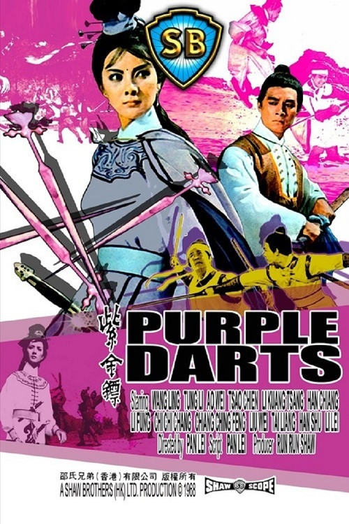 Purple Darts Poster